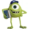 Image de Bullyland 12582   Speelfiguur Disney Monsters, Inc. met Mike Wazowski   levensecht en detailrijk vormgegeven   ideaal als taartfiguur, verzamelobject of vrolijk cadeautje voor kinderen vanaf 3 jaar