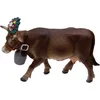 Image de Bullyland 62615   Speelfiguur en verzamelfiguur Alpenkoe Darina   ca. 9 cm   levensecht en detailrijk vormgegeven   ideaal als educatief speelfiguur, taartdecoratie of klein cadeautje voor kinderen vanaf 3 jaar.