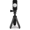 Image de Hama Pocket Ministatief 1/4 inch Werkhoogte: 10 - 20 cm Zwart Incl. smartphonehouder