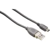 Image de Hama USB 2.0 Extension Cable, A-plug - mini B-plug, 0.25 m USB-kabel 0,25 m Mini-USB B Grijs