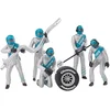 Image de Carrera Racebaanonderdeel - DIGITAL 124/132/Evolution - Mechanica Crew - Zilver - 5 Figuren onderdeel