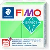 Image de FIMO effect ovenhardende boetseerklei standaard blokje 57 g - neon groen