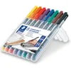 Image de STAEDTLER Lumocolor F permanent pen - Box 8 kleuren