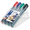 Image de STAEDTLER Lumocolor permanent marker ronde punt - box 4 st