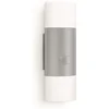 Image de Steinel L910 LED Buitenlamp met sensor - uplight & downlight - zilver