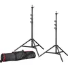 Image de BRESSER Lampstatief - BR-TP240 PRO-1 - Set van 2 - 240 cm - Inclusief Statieftas
