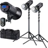 Image de Bresser Studiolamp - Set van 2 - BR-S200S COB Dual Kit