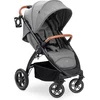 Image de Hauck Uptown - Buggy - Geschikt voor stad en bos - Voor korte en lange benen - Black Melange Grey