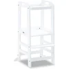 Image de Hauck Learn N Explore - Leertoren - Opstapje - FSC® Mix Gecertificeerd Beukenhout - White