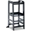 Image de Hauck Learn N Explore - Leertoren - Opstapje - FSC® Mix Gecertificeerd Beukenhout - Black