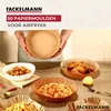 Image de 50 papieren ronde airfryer bakvormpjes 20 cm Fackelmann