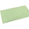 Image de Herlitz verdelers - trapeziumvormig - manilla karton - groen - 100 stuks