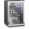 Image de Severin FKS 8840 - Flessenkoelkast - RVS/Zwart - 56 flessen van elk 0,33 L - geïntegreerd slot - zuinig met Energieklasse C