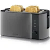 Image de Severin AT 9341 Broodrooster   Toaster - 2 lange sleuven - 6 standen   Zwart RVS