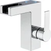 Image de SCHÜTTE Orinoco LED-Wastafelkraan - Mengkraan - Watervaluitloop - Chroom