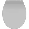 Image de SCHÜTTE WC-Bril 82702 SLIM GREY - Duroplast - Super Dun - Soft Close - Afklikbaar - RVS-Scharnieren - Belastbaar tot 175 kg - Gelakt - Grijs