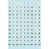 Image de Huismerk Herma 4128 Etiket met getallen 1-540 8mm Wit