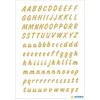 Image de Huismerk Herma 4152 Etiket met letters A-Z 8mm Goud-Transparant