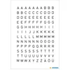 Image de Huismerk Herma 4154 Etiket met letters A-Z 5mm Transparant