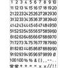 Image de Huismerk Herma 4155 Etiket met getallen 1-100 5mm Transparant - 1 pakje met 2 velletjes