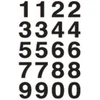 Image de Herma Stickervel nummers - cijfers / getallen - 0 t/m 9 - 2x vellen - zwart - 25 mm - watervast