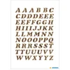 Image de Huismerk Herma 4192 Etiket met letters A-Z 8mm Goud