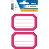 Image de Huismerk Herma 5712 Etiket Schrift 82x55mm Rood/Wit - Pakje met 6 velletjes stickers