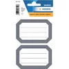 Image de Huismerk Herma 5719 Etiket Schrift 82x55mm Grijs/Wit - Pakje met 6 velletjes stickers