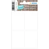 Image de Huishoud-etiketten Huis, 25 x 40 mm, wit