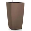 Image de LECHUZA CUBICO Color 30 - Plantenbak - met uitneembare binnenbak - met bewateringssysteem - ALL-IN-ONE set met LECHUZA-PON - muskaat
