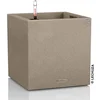 Image de LECHUZA CANTO Stone 30 low - Plantenbak - met uitneembare binnenbak - met bewateringssysteem - ALL-IN-ONE set met LECHUZA-PON - zandbeige