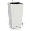Image de LECHUZA CUBICO Cottage 30 - Plantenbak - met uitneembare binnenbak - met bewateringssysteem - ALL-IN-ONE set met LECHUZA-PON - wit