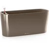 Image de LECHUZA DELTA PREMIUM 20 - Plantenbak - met uitneembare binnenbak - met bewateringssysteem - ALL-IN-ONE set met LECHUZA-PON - hoogglans taupe