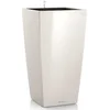 Image de LECHUZA CUBICO PREMIUM 30 - Plantenbak - met uitneembare binnenbak - met bewateringssysteem - ALL-IN-ONE set met LECHUZA-PON - hoogglans wit