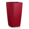 Image de LECHUZA CUBICO PREMIUM 22 - Plantenbak - met uitneembare binnenbak - met bewateringssysteem - ALL-IN-ONE set met LECHUZA-PON - scharlakenrood hoogglans