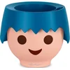 Image de LECHUZA Playmobil OJO - Plantenbak - ALL-IN-ONE set met stick-bewateringssysteem - oceaanblauw