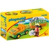 Image de PLAYMOBIL 1.2.3 Dierenverzorger met neushoorn - 70182
