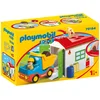 Image de PLAYMOBIL 1.2.3 Werkman met sorteer-garage - 70184