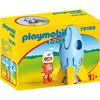 Image de PLAYMOBIL 1.2.3 Astronaut met raket - 70186