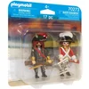 Image de PLAYMOBIL Duo Packs Piratenkapitein en Roodroksoldaat - 70273