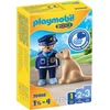 Image de PLAYMOBIL 1.2.3 Politieman met hond - 70408