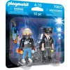 Image de PLAYMOBIL DuoPack politieagent en graffiti spuiter- 70822