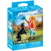 Image de PLAYMOBIL My Life - Vrouw met berghond - Met MP3-speler - 71738