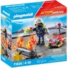 Image de PLAYMOBIL Action Heroes Brandweerman met waterpomp 71826