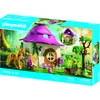 Image de PLAYMOBIL Magische Eenhoorns - Feeënhuis met gouden eenhoorn en stal - Met oplichtende slinger voor magische nachten - 71838
