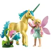 Image de PLAYMOBIL | Magische Eenhoorns | Verzamelbare Eenhoorn Zonneschijn Bloesem met Fee | Fantasierijke speelset voor eenhoornfans | Met magische details & verwisselbare accessoires | Perfect cadeau voor kinderen vanaf 4 jaar | 71842