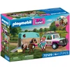 Image de Playmobil Horses terreinwagen met paardentrailer - speelgoedset - 72129.