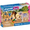 Image de Playmobil Horses verzamelpaarden speelset - 3 paarden - 72133.