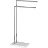 Image de Wenko Handdoekhouder Noble 45,5 X 82 Cm Staal Chroom/wit