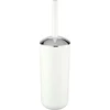 Image de Wenko Toiletborstel En Houder Brasil 10 X 37 Cm Wit/chroom